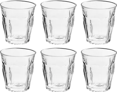 Produktbild von Duralex Set Mit 6 Transparenten Picardie-gläsern 220ml Durchsichtig  Durchsichtig One Size