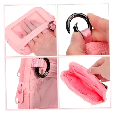 Produktbild von Kleine Damen Clutch Geldbörse mit Reißverschluss aus Nylon