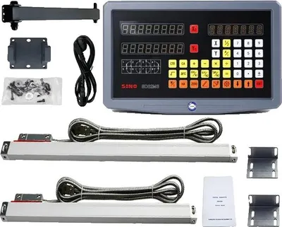 Obrázek produktu pro Sada DRO s digitálním displejem, sada lineárních stupnic, soustruhy a frézky, SDS2MS DRO SET