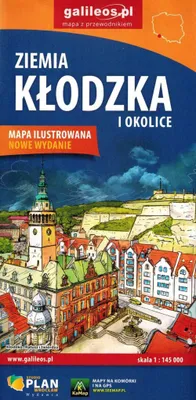 Zdjęcie produktu dla Kłodzko i okolice. Ilustrowana mapa zabytków. Wydanie 2024. Galileos
