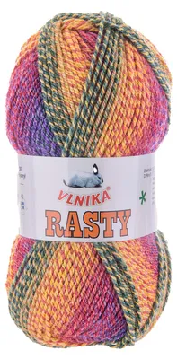 100g Rasty Strick-Wolle Herbstwald