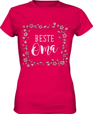 Produktbild von Beste Oma Damen Premium T-Shirt – Sorbet / XXL