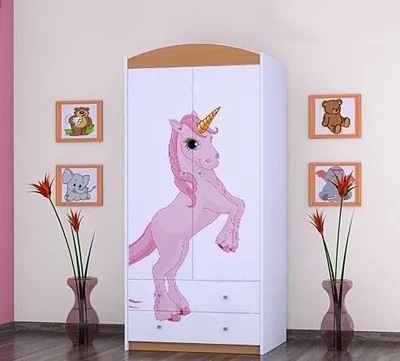 Immagine prodotto di BDW Armadio, 2 ante, 2 cassetti, guardaroba, 180x90 cm, faggio