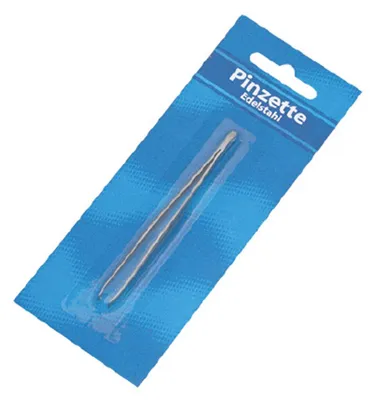 Obrázok produktu pre Univerzálna, precízna pinzeta určená na jemné práce – ideálna pre remeselné práce a kozmetiku, 1 kus, strieborná