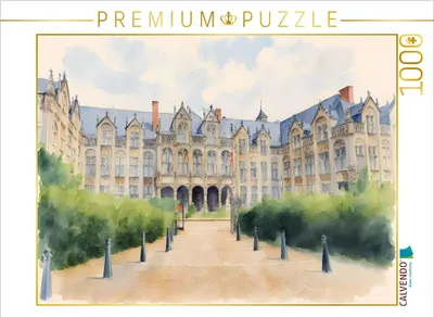 Produktbild von CALVENDO Puzzle Fürstbischöflicher Palast | 1000 Teile Lege-Größe 64x48cm Foto-Puzzle für glückliche Stunden