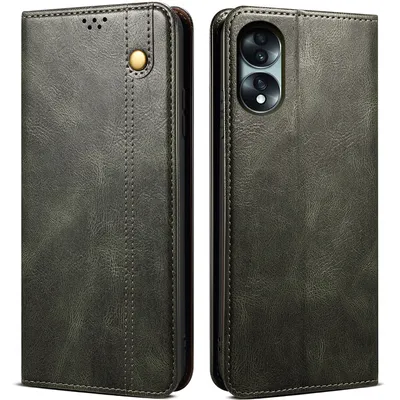 Obrázek produktu pro Pouzdro pro Honor 70, kožené flip pouzdro peněženka s funkcí stojánku zelené