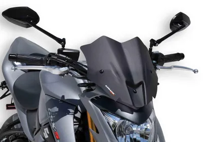 Imagen del producto de Deflector deportivo ERMAX para motocicletas tipo "naked" (sin carenado), compatible con GSX-S 1000 WVDG, diseñado para GSX-S1000 WVDG