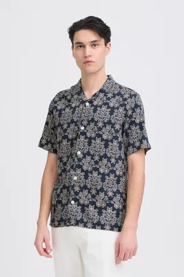 Produktbild von Casual Friday CFLindahl Herren Kurzarmhemd Hemd Herrenhemd Baumwollmischung Regular Fit