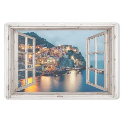 Produktbild von MuchoWow® Schreibtischunterlage Ausblick - Italien - Meer 60x40 cm - XXL Mauspad - Großes Mauspad