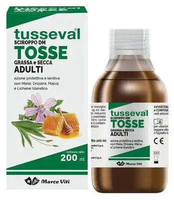 Produktbild von TUSSEVAL Hustensaft für Erwachsene, 200 ml