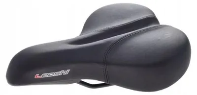 Produktbild von Leoshi 21355 Ergonomischer Fahrradsattel Schwarz Groß