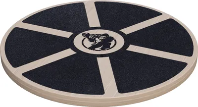 Produktbild von GORILLA SPORTS® Balance Board - Holz, Rund, bis 180 kg, Schwarz - Wackelbrett, Therapiekreisel, Gleichgewichtstrainer für Kinder, Erwachsene, Fitness