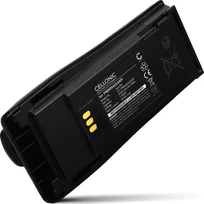 Produktbild von CELLONIC 1x Akku für Funkgerät Kompatibel mit Motorola DP1400, CP040, CP200D, PMNN4253AR - (3350mAh, 7.4V)