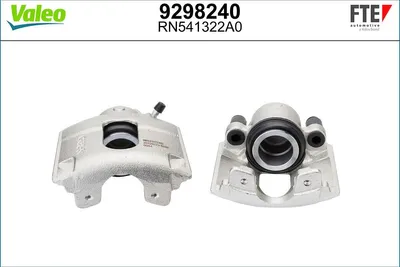 Produktbild von FTE Bremssattel Vorne Links für FORD Fiesta Mk5 Schrägheck (JH1, JD1, JH3, JD3) Ø54mm Grau 9298240