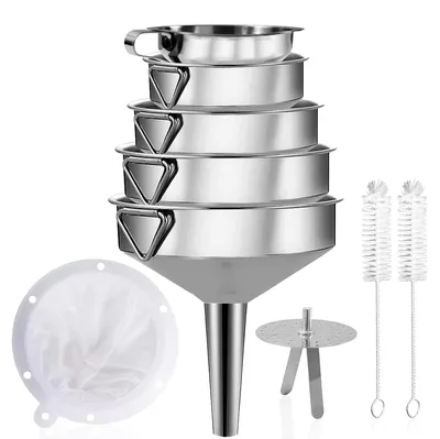 Productafbeelding van Vergiet - Set van 9 - Diameter 5,7 cm - Roestvrij staal - BPA-vrij