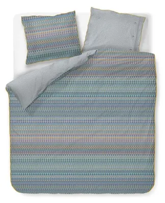 Immagine prodotto di Set di lenzuola Ashanti, colore blu, dimensioni: 200x200 cm + 2 federe 80x80 cm
