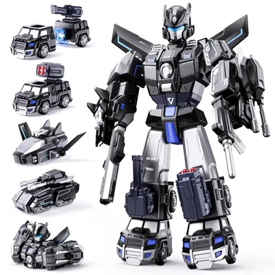 Produktbild von Transformer Spielzeug Lkw Roboter - 5 in 1 - Für Kinder