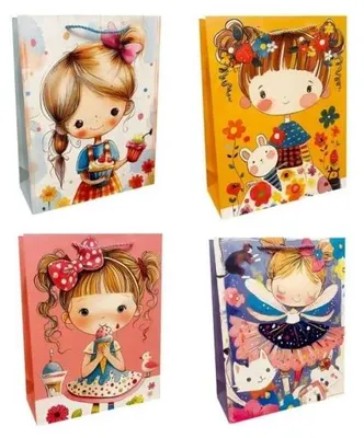 Image de Sac cadeau pour enfant S Fille mix - Ju-Piter