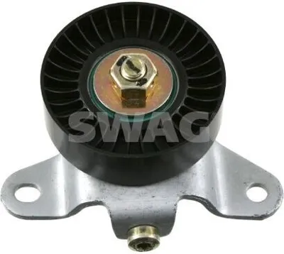 Produktbild von SWAG 50 92 2303 Riemenspanner Keilrippenriemen für FORD Fiesta Mk4 Schrägheck (JAS, JBS) Ø73mm Rolle