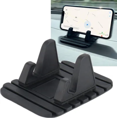 Immagine prodotto di Supporto antiscivolo per telefono cellulare, tappetino per cruscotto auto camion per la musica di navigazione