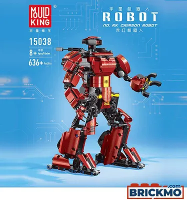Produktbild von Mould King Remote Control Roter Roboter 15038