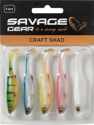Immagine prodotto di Savage Gear Craft Shad Dark Water Mix Firetiger-Blue Pearl-Lemon Back-Pink Pearl-White Pearl Glow 7,2 cm 2,6 g Gumová nástraha