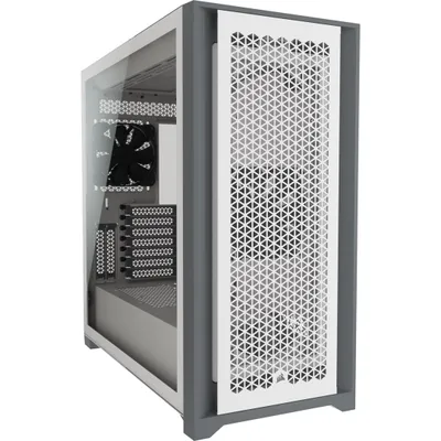 Image de CORSAIR Geh Midi 5000D RGB Airflow (Tempered Glass) White