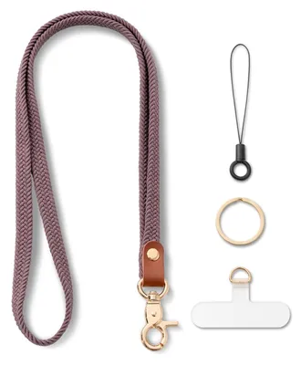 Image de Long cordon pour accrocher ses clés, mauve
