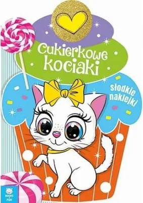 Image de Cukierkowe kociaki - kolorowanka z naklejkami dla dzieci