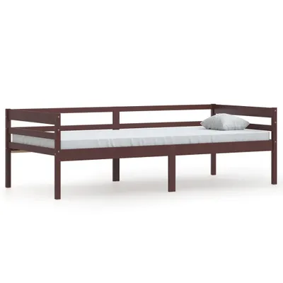 Obrázok produktu pre vidaXL Posteľ z masívu tmavohnedá borovica 90x200 cm