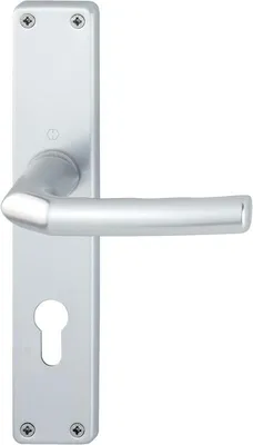 Produktbild von HOPPE Langschild-Garnitur Birmingham Aluminium Natur 1117/202SP - 3102627