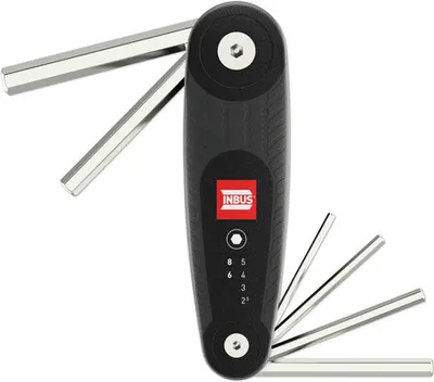 Produktbild von INBUS® 70136 Klapphalter 6tlg., 2.5–8mm, mit HybridTouch — Germany