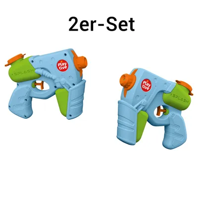 Produktbild von Wasserpistole Kinder Pump-Funktion bis 9m (Thunder | Tornado | Battle) Playtive