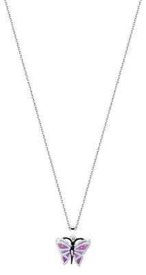 Produktbild von Scout Kinder Halskette Kette Silber Schmetterling Glitter 261000008