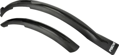 Produktbild von FISCHER Fahrrad-Spritzschutz-Set 26"-29" (66,04 - 73,66 cm) schwarz