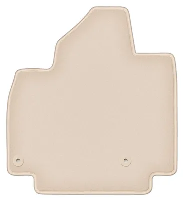 Produktbild von DURBAN Beige Velours-Fahrerfußmatte für KIA EV9 Crossover (2023-)