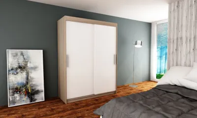 Produktbild von MINIO Kleiderschränke TOKYO 150 cm Sonoma / Weiße