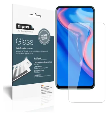 Produktbild von 2x Schutzfolie für Huawei P Smart Z (2019) - Anti-Shock 9H Folie dipos Glass