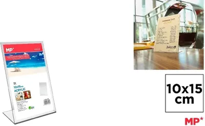 Zdjęcie produktu dla Stojak informacyjny na ulotki 10x15cm