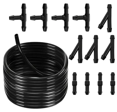 Immagine prodotto di Xtrobb 27463 Kit di riparazione per lavavetri, tubo flessibile da 2 m + raccordi da 4/5 mm
