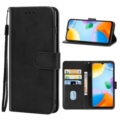 Imagen del producto de Funda de cuero sintético para Xiaomi Redmi 10C, compatible con König Design, funda para teléfono móvil, color