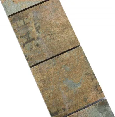 Produktbild von Bordüre Borde Mosaik mix beige/braun/grün matt Teppichoptik Mosaikfliese Küchenwand Fliesenspiegel Bad Duschwand MOS16BOR-71CB_f