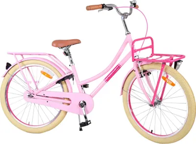 Produktbild von TPFSports Excellent Kinderfahrrad - Mädchen - 24 Zoll - Rücktritt + Handbremse - Rosa