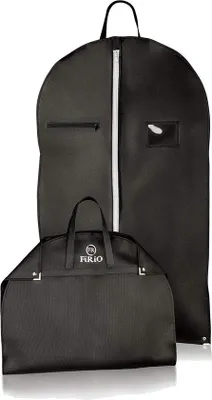 Image de Sac de voyage fermé avec poignée de transport - Sacs haut de gamme pour chemises et vêtements, dotés d'une fermeture velcro, pour hommes et femmes - Sacs respirants pour costumes et voyages d'affaires, ainsi que pour le rangement