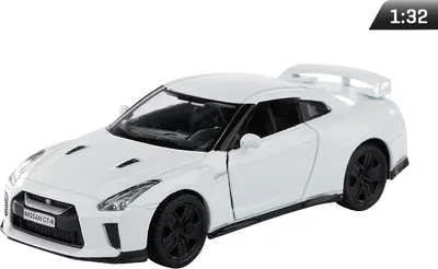 Image de Modèle réduit 1:32, RMZ Nissan GT-R (R35), blanc