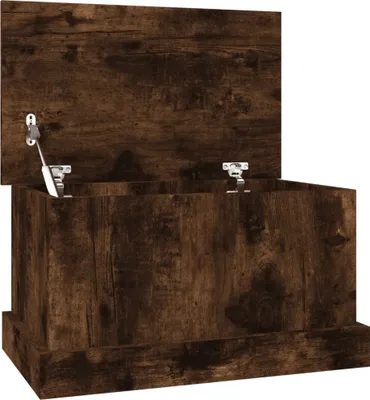 Produktbild von vidaXL Truhe Räuchereiche 50x30x28 cm Holzwerkstoff
