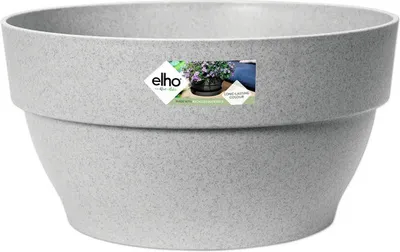 Produktbild von Pflanzschale Elho Vibia Campana Kunststoff Ø 27 cm H 14 cm grau