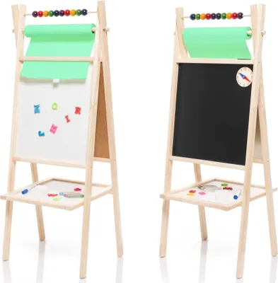 Produktbild von Schreibtafel für Kinder aus Holz EWAZ mit Papierrolle Modern 43x120x47 cm
