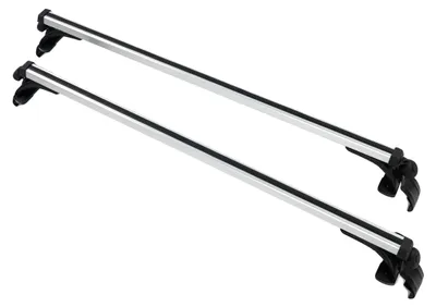 Obrázek produktu pro Nosný rám na střechu, s nastavitelnou nosností, univerzální montáž pro automobily, stříbrná barva