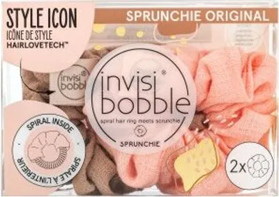 Produktbild von InvisiBobble Sprunchie Nordic Breeze Go With The Floe Duo Haargummi